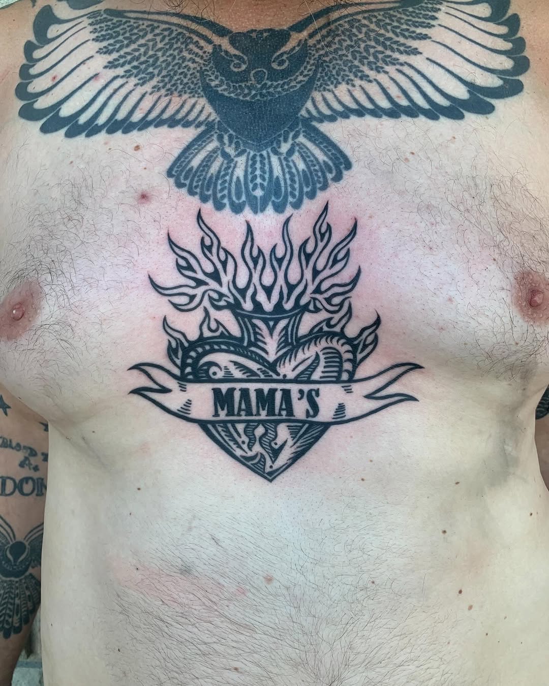 Tattoo by @beehemothtattoo — blackwork, lettering_script