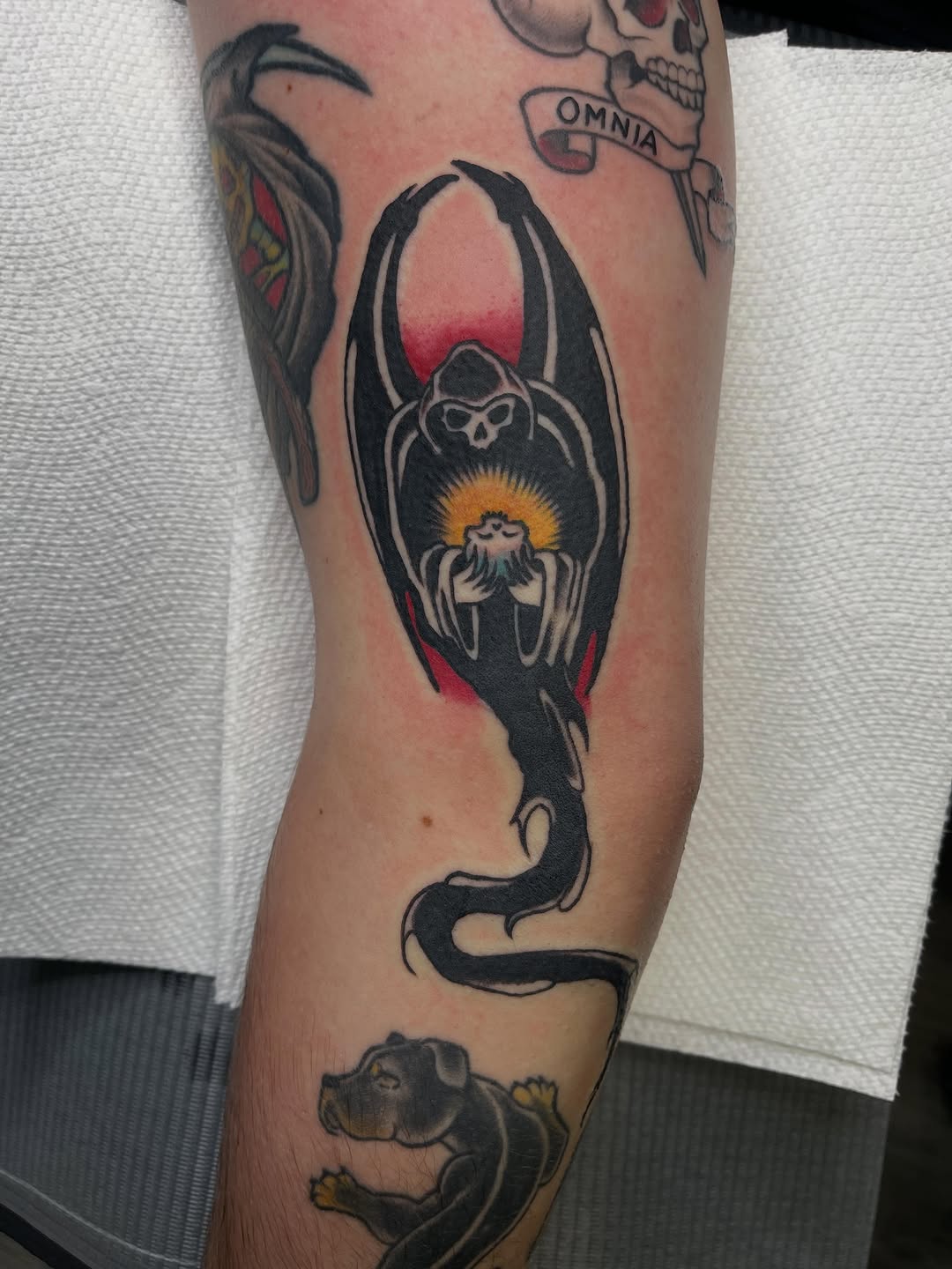 Tattoo by @sappy_tattoos_ — american_traditional, illustrative