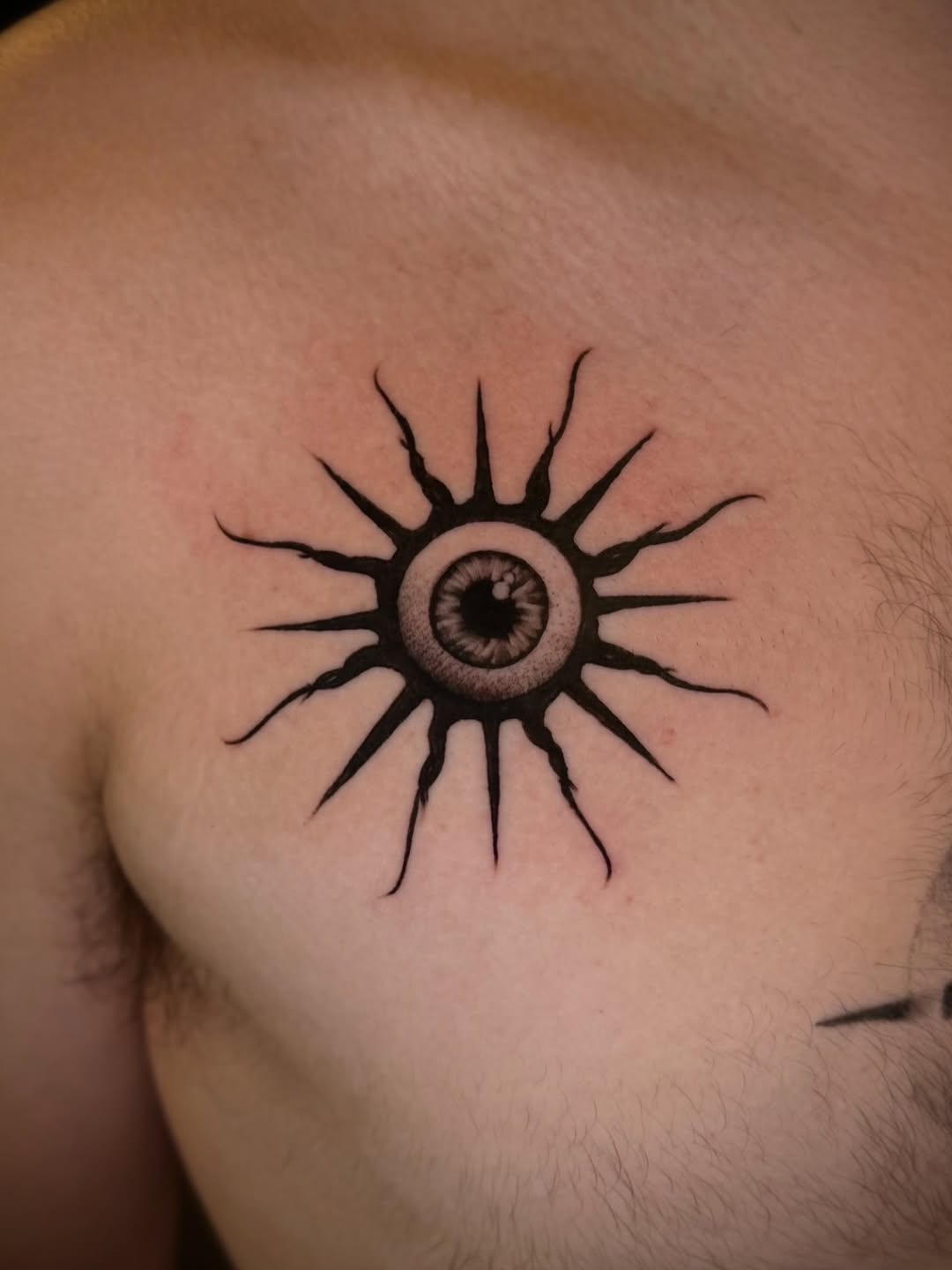 Tattoo by @desolate_tattoos — blackwork, illustrative