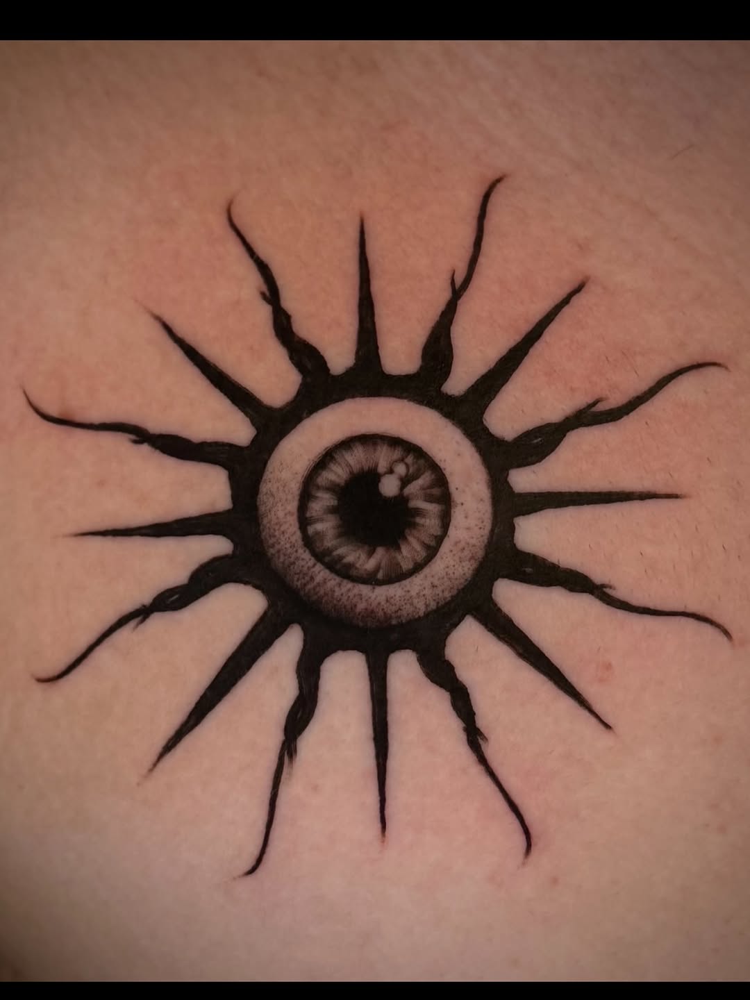 Tattoo by @desolate_tattoos — blackwork, realism
