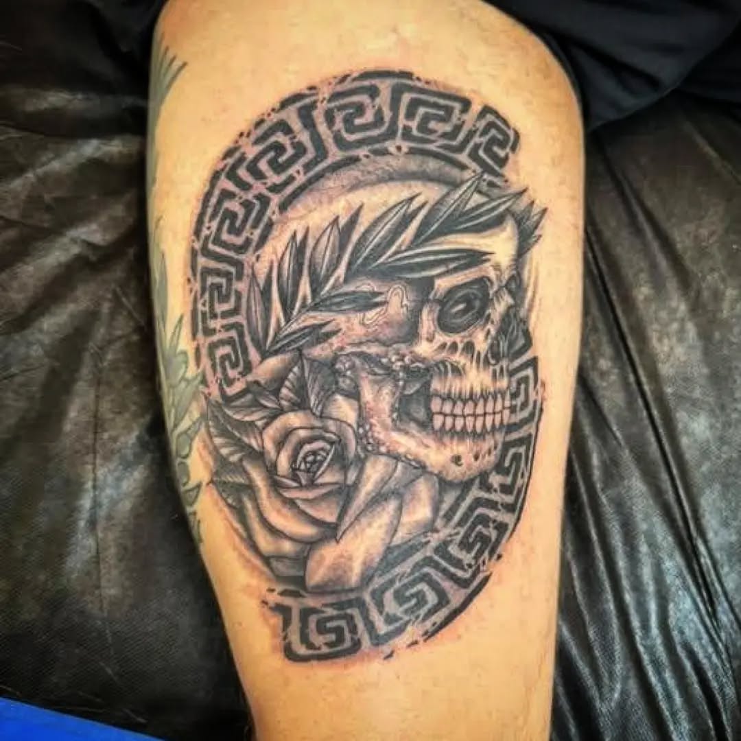 Tattoo by @bastardink — black_and_grey, realism