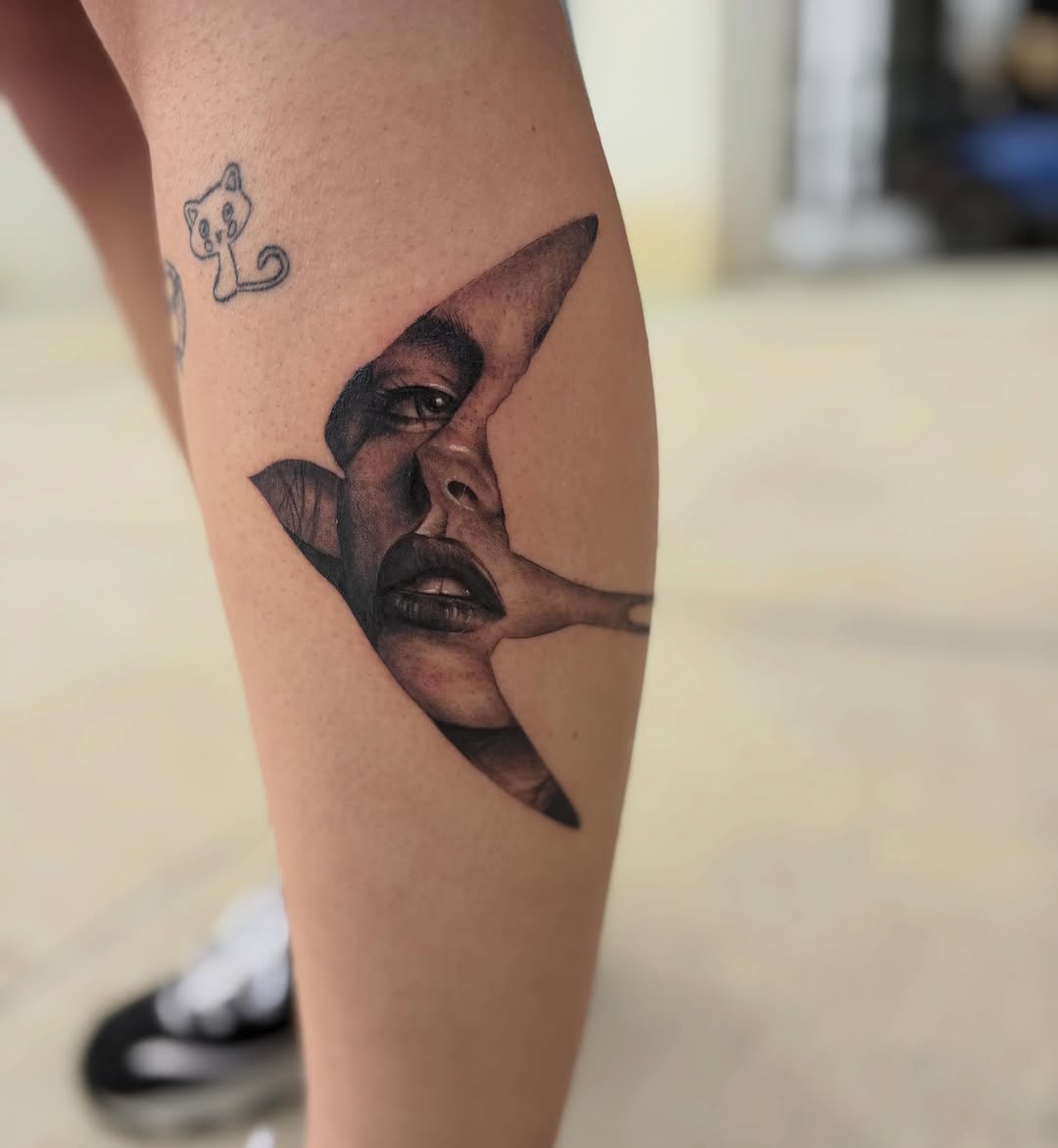 Tattoo by @jaded.artxx — realism, black_and_grey