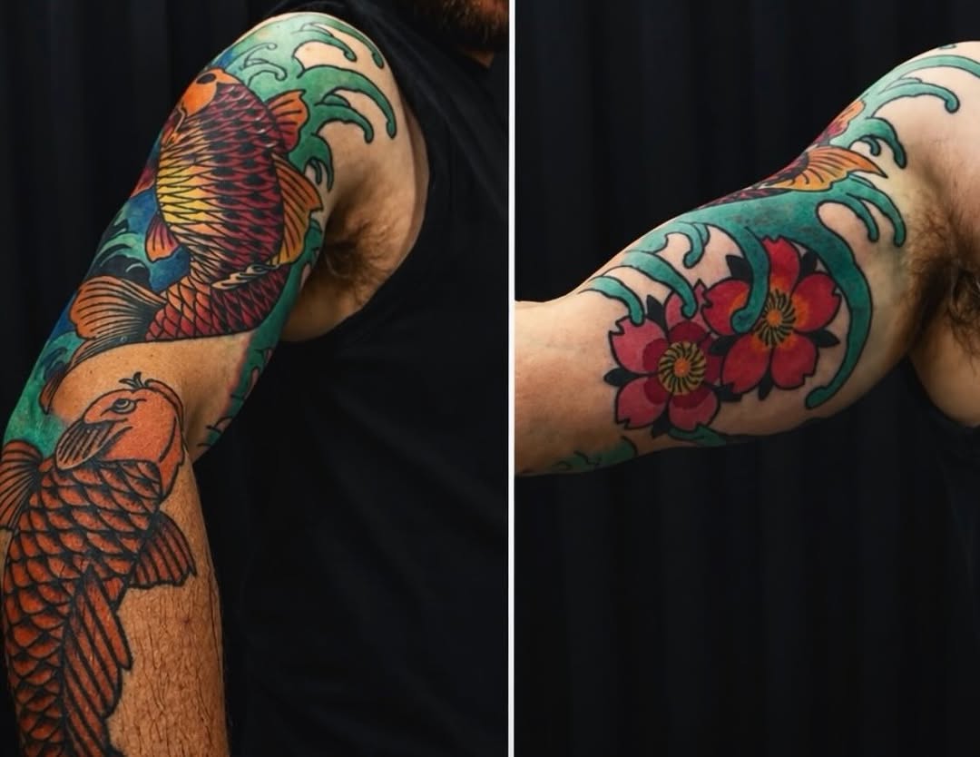 Tattoo by @marieamor_ink — japanese_irezumi, illustrative