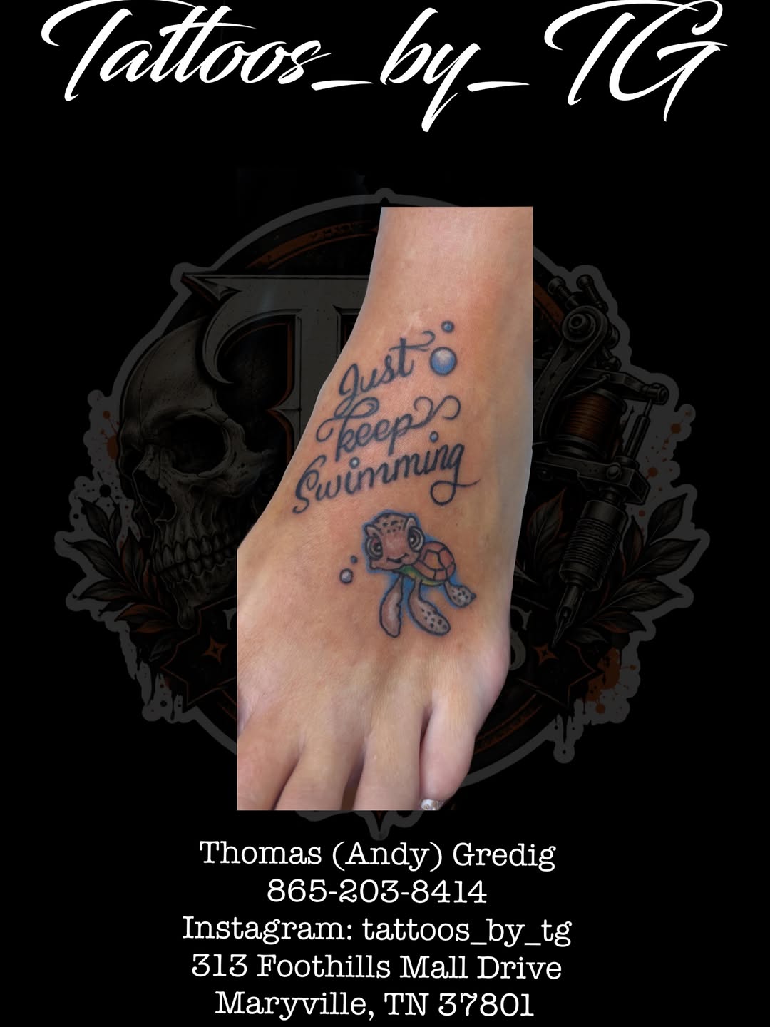 Tattoo by @tattoos_by_tg — lettering_script, new_school
