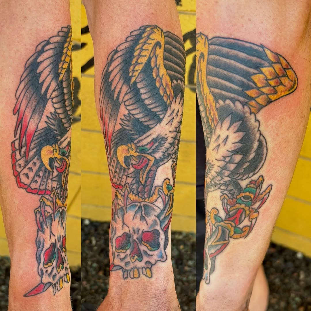 Tattoo by @petemillstattoos — american_traditional, illustrative