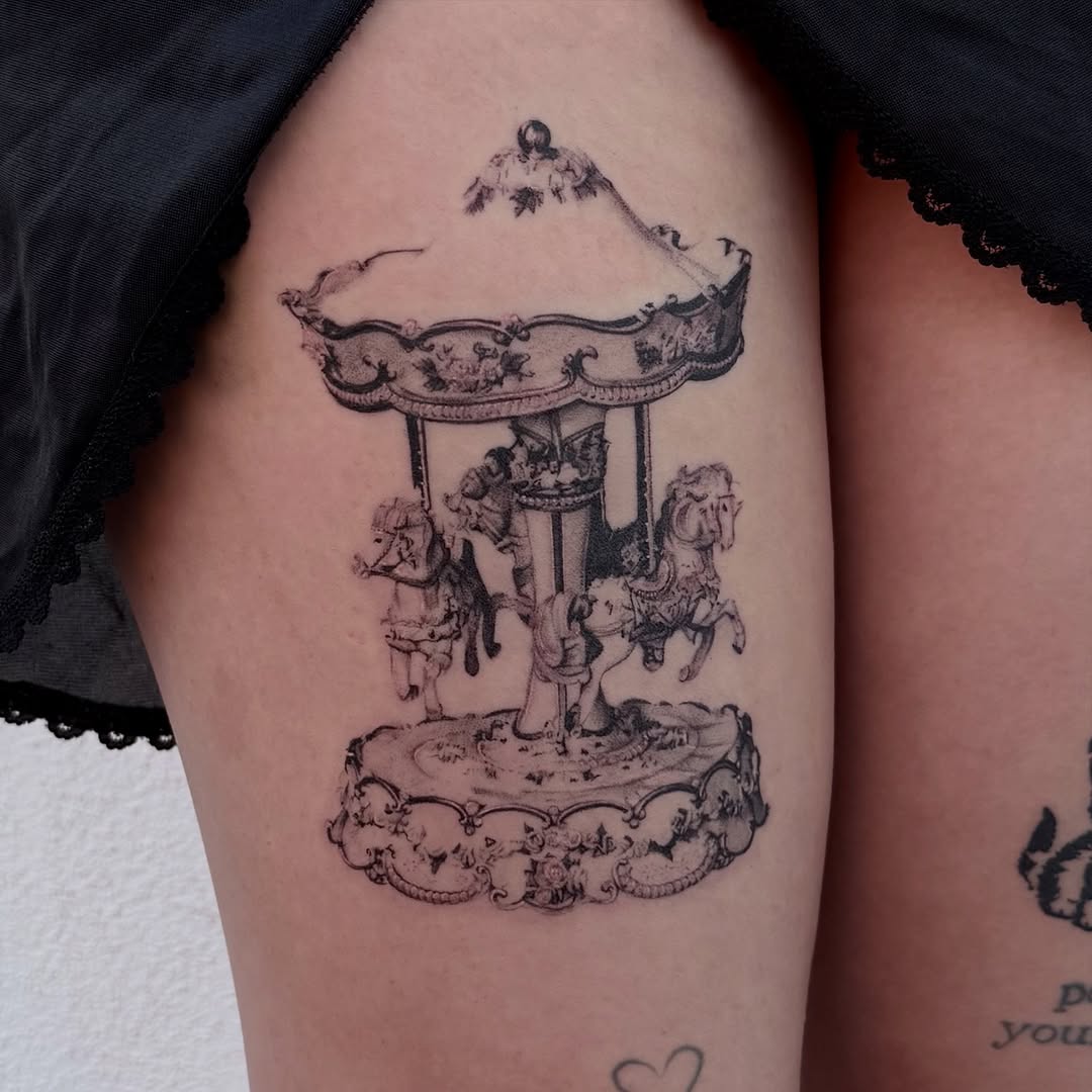 Tattoo by @tatt2dlaluna — black_and_grey