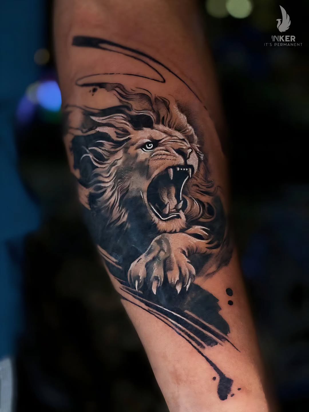 Tattoo by @suvo_the_inker — realism, black_and_grey