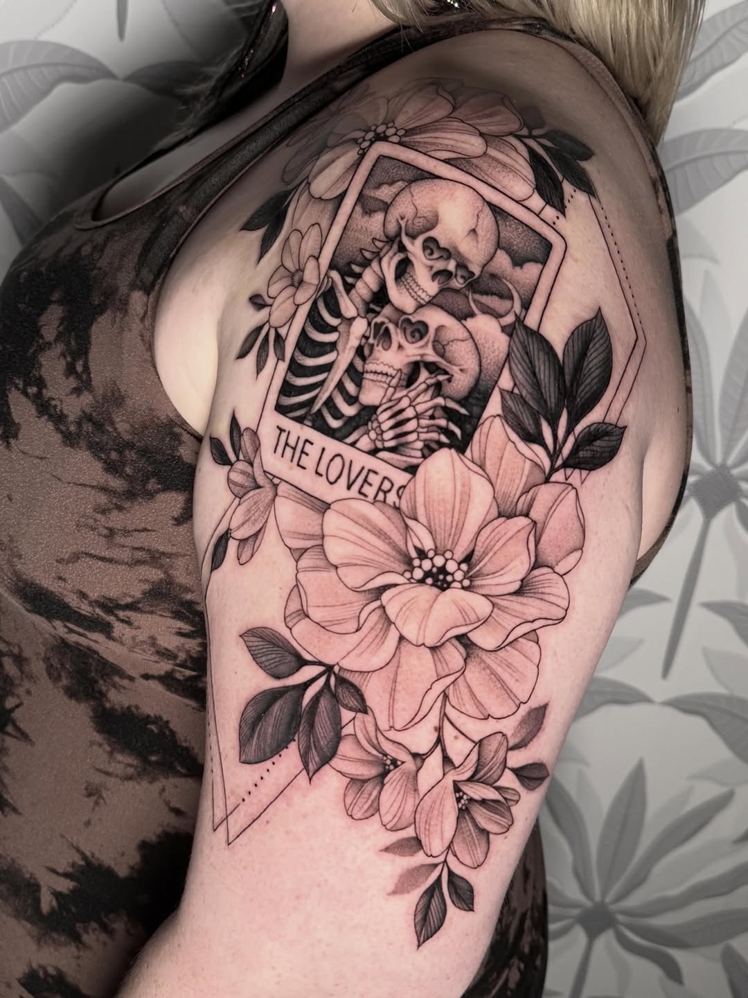 Tattoo by @crouchingtigerhiddenconnie β black_and_grey