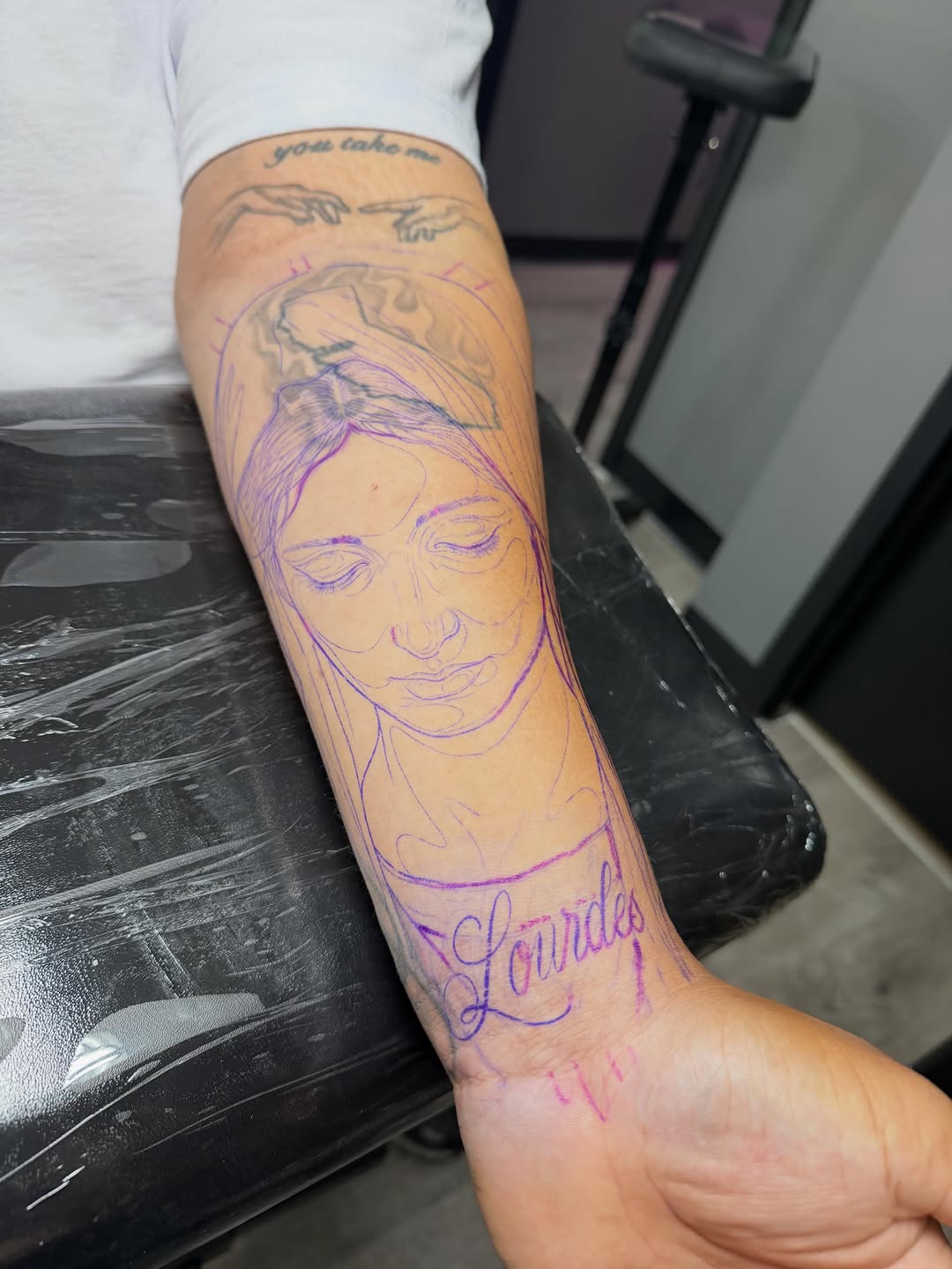 Tattoo by @skullsionink β lettering_script