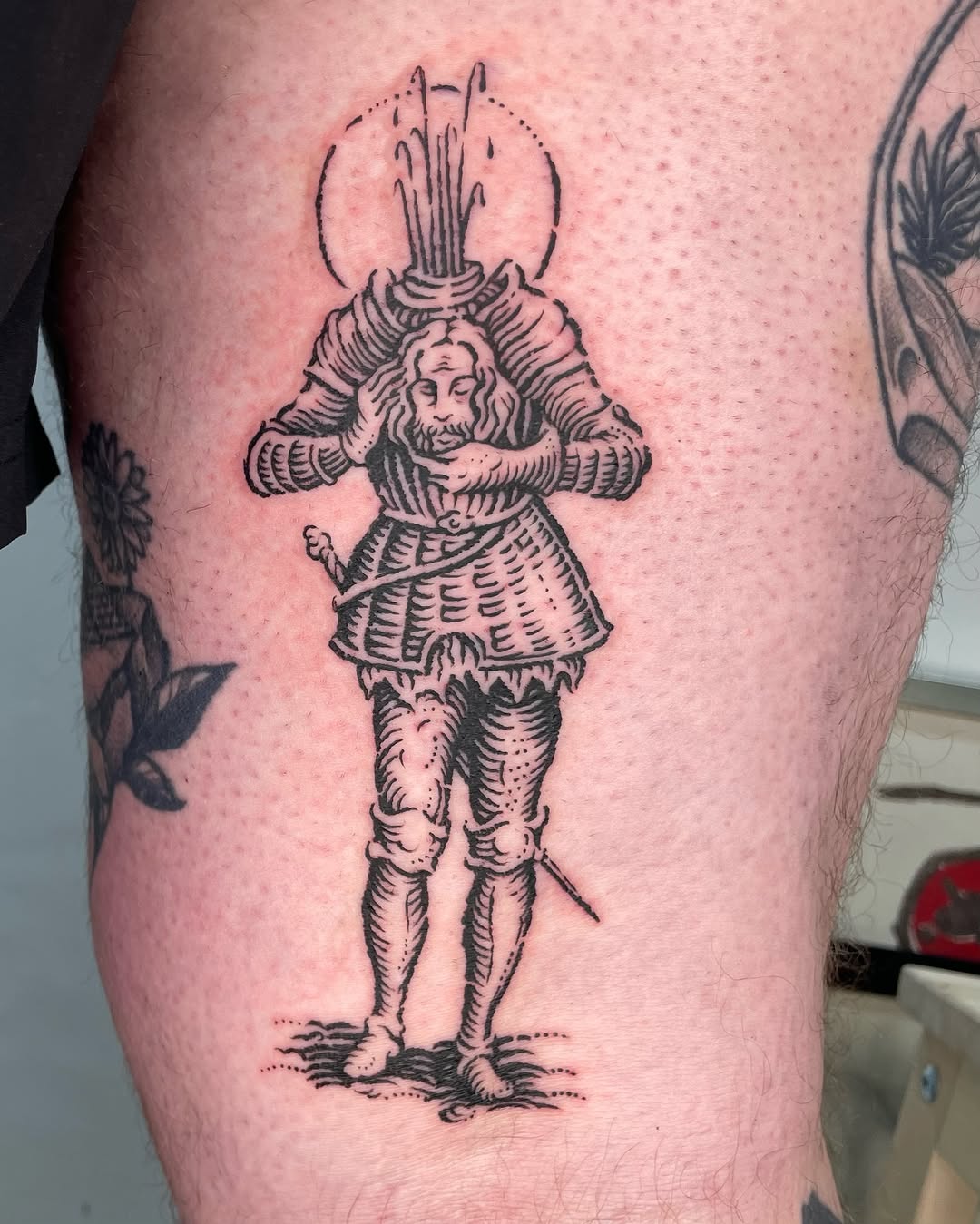 Tattoo by @5.5volt_tattoo — blackwork