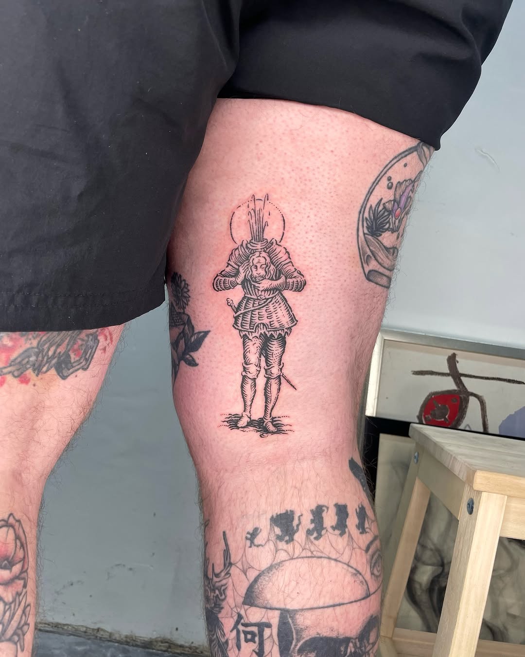 Tattoo by @5.5volt_tattoo — blackwork
