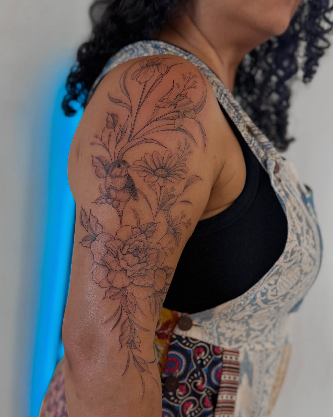 Tattoo by @danielmontoyaart โ fine_line, illustrative