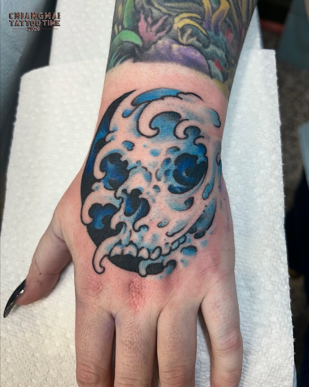 Tattoo by @justinweatherholtz — black_and_grey, japanese_irezumi