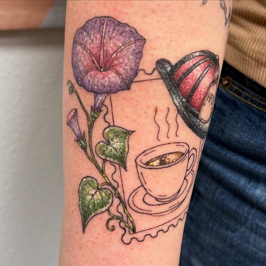 Tattoo by @ktea_and_tattoos — illustrative, fine_line