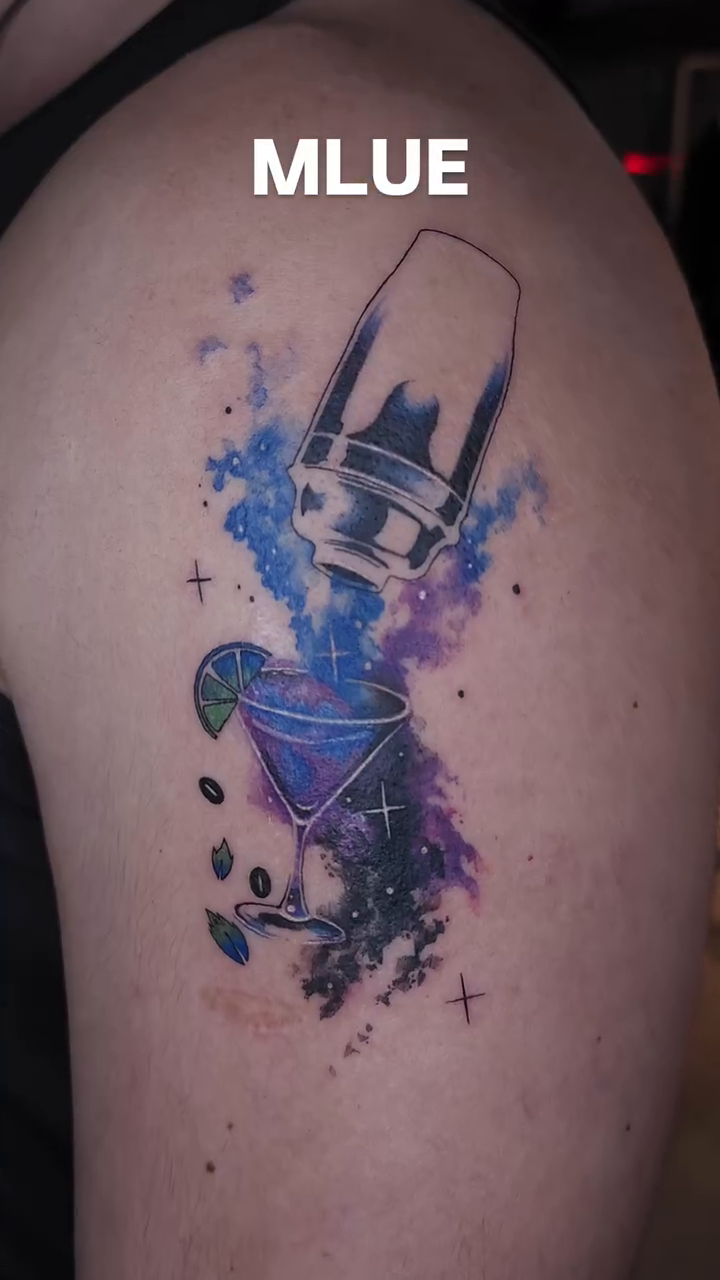 Tattoo by @tattooist_danha — watercolor, fine_line