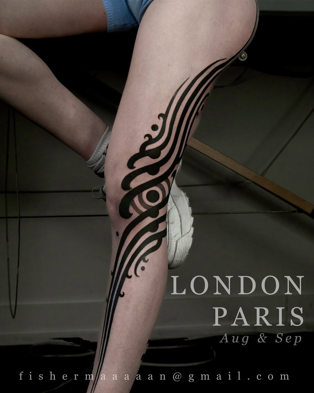 Tattoo by @fishermaaaaaaaan — blackwork, ornamental