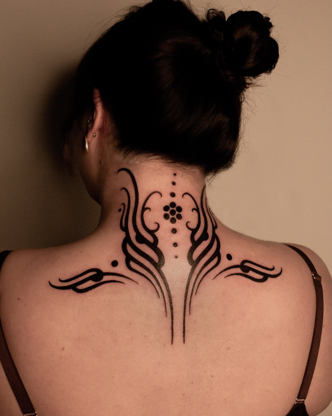 Tattoo by @fishermaaaaaaaan — blackwork, ornamental