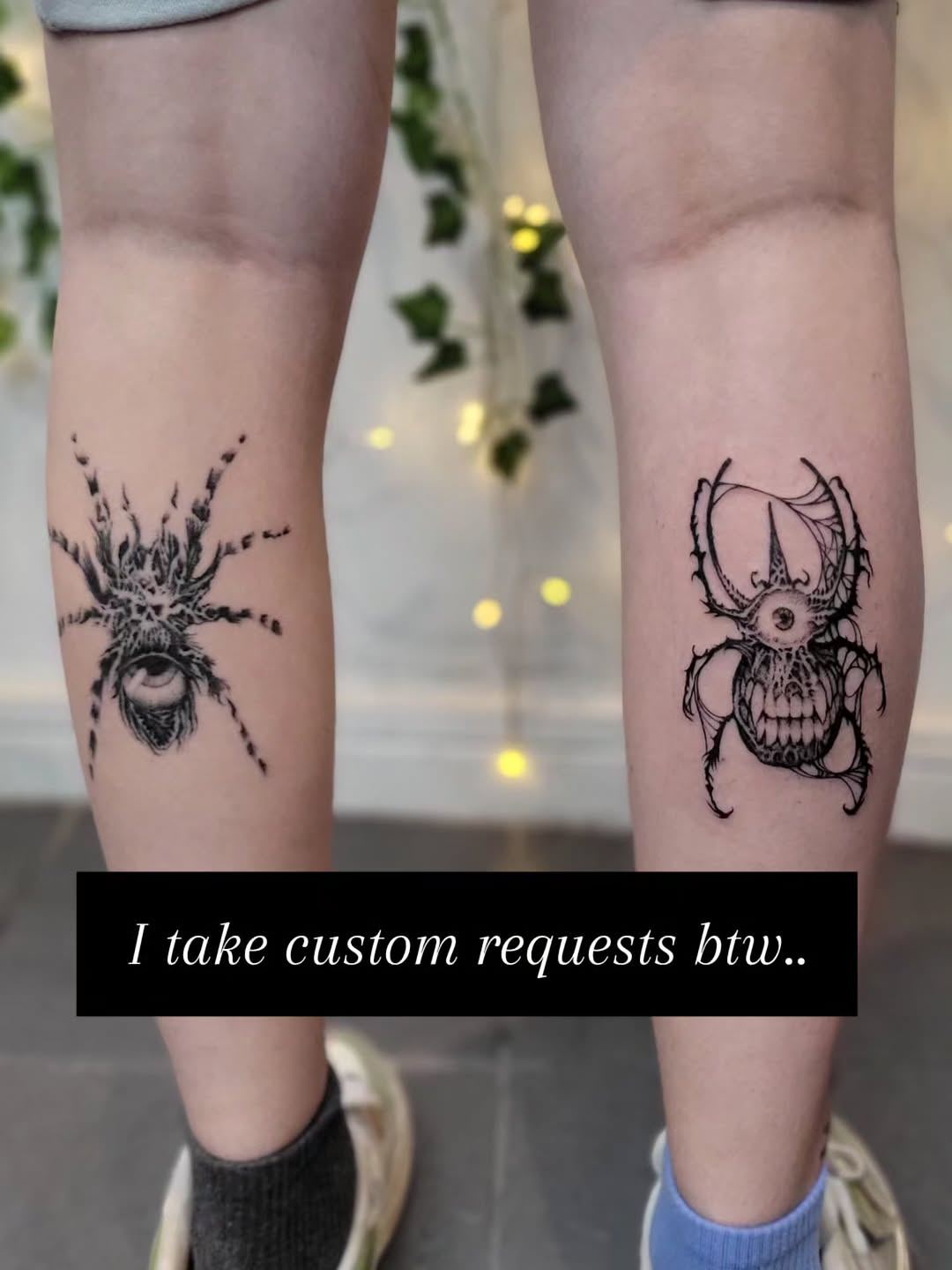 Tattoo by @tatt_uku — blackwork