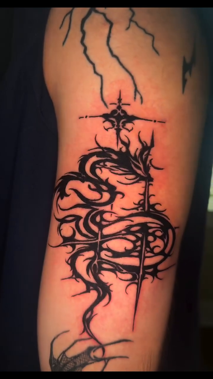 Tattoo by @inkedbyjide β blackwork
