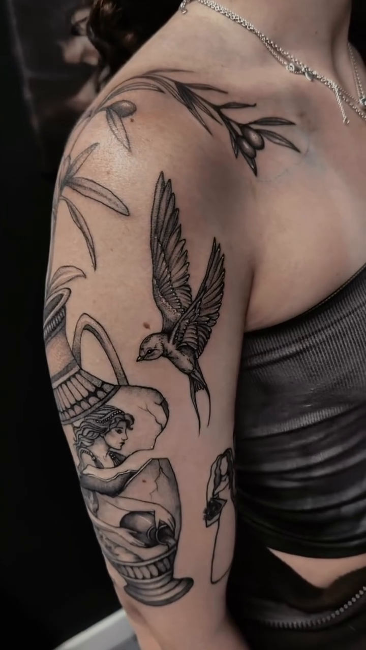 Tattoo by @ajollytattoo โ black_and_grey, realism