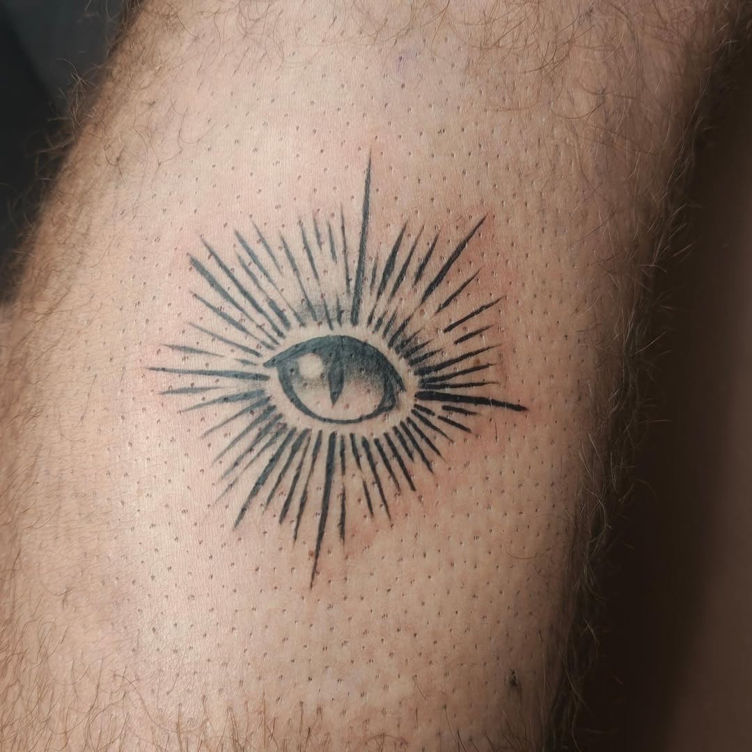 Tattoo by @peekaboo.img โ black_and_grey, fine_line