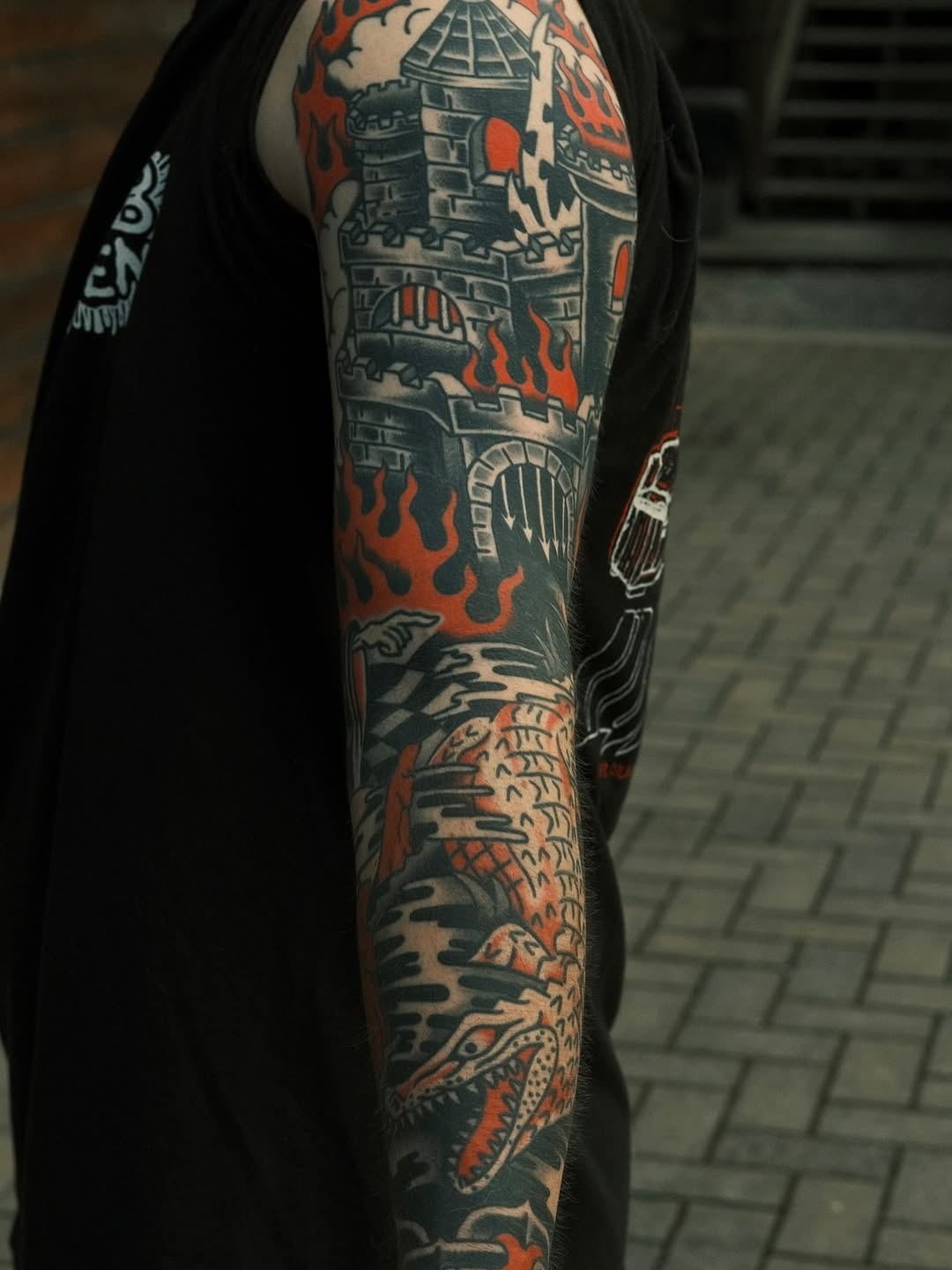 Tattoo by @painless_jack — american_traditional, black_and_grey