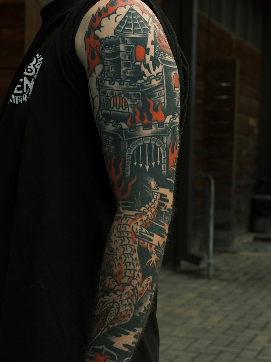 Tattoo by @painless_jack — american_traditional, trash_polka