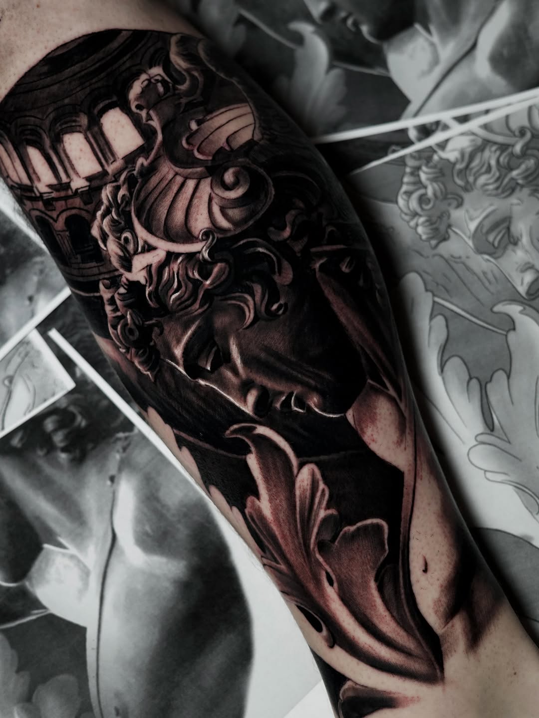 Tattoo by @baponeink — realism, black_and_grey
