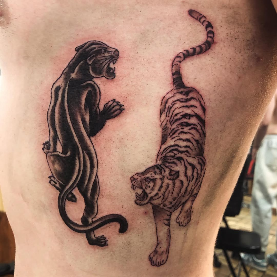 Tattoo by @nathanleib — black_and_grey, realism