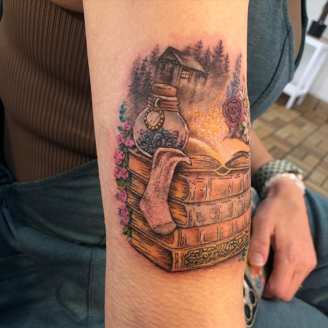 Tattoo by @nathanleib — illustrative, realism