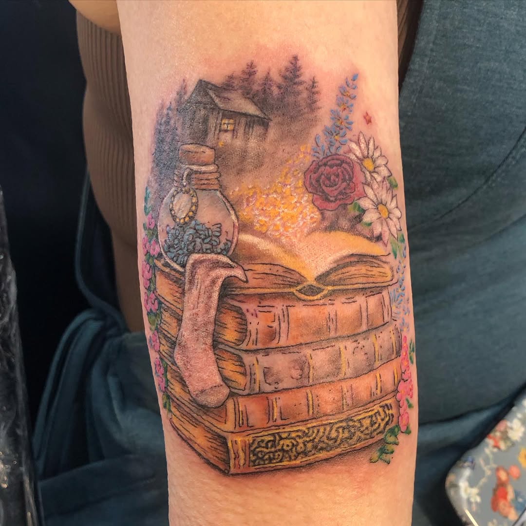 Tattoo by @nathanleib — illustrative, realism