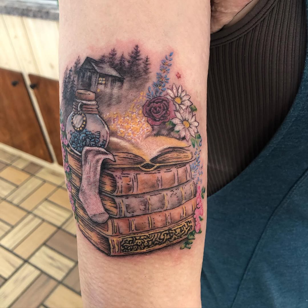 Tattoo by @nathanleib — illustrative, realism