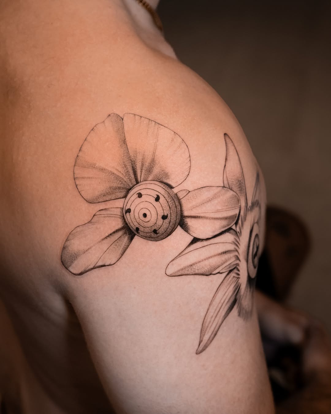 Tattoo by @mateo_tats — blackwork