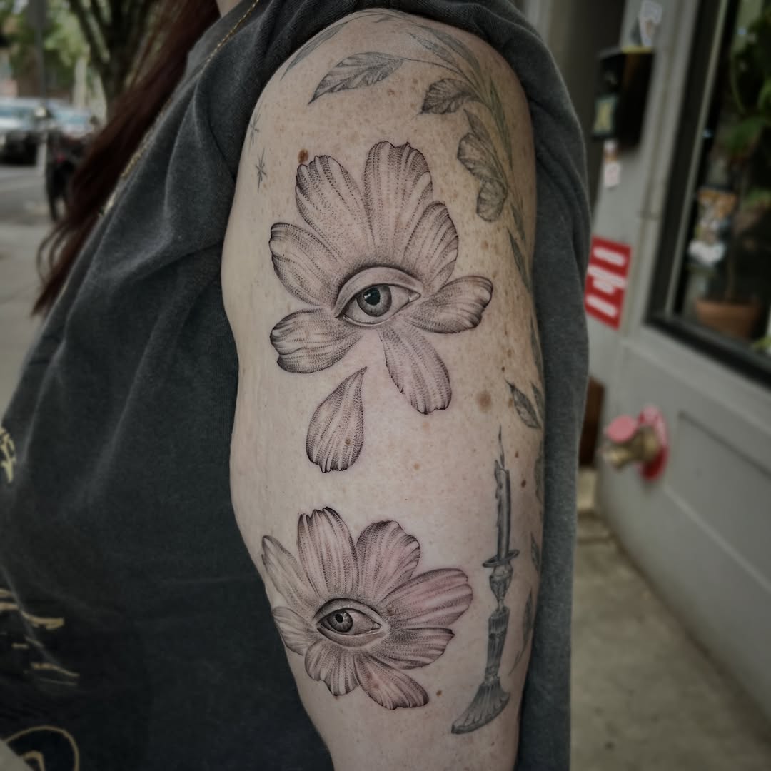 Tattoo by @southpaw.stipple โ dotwork, black_and_grey