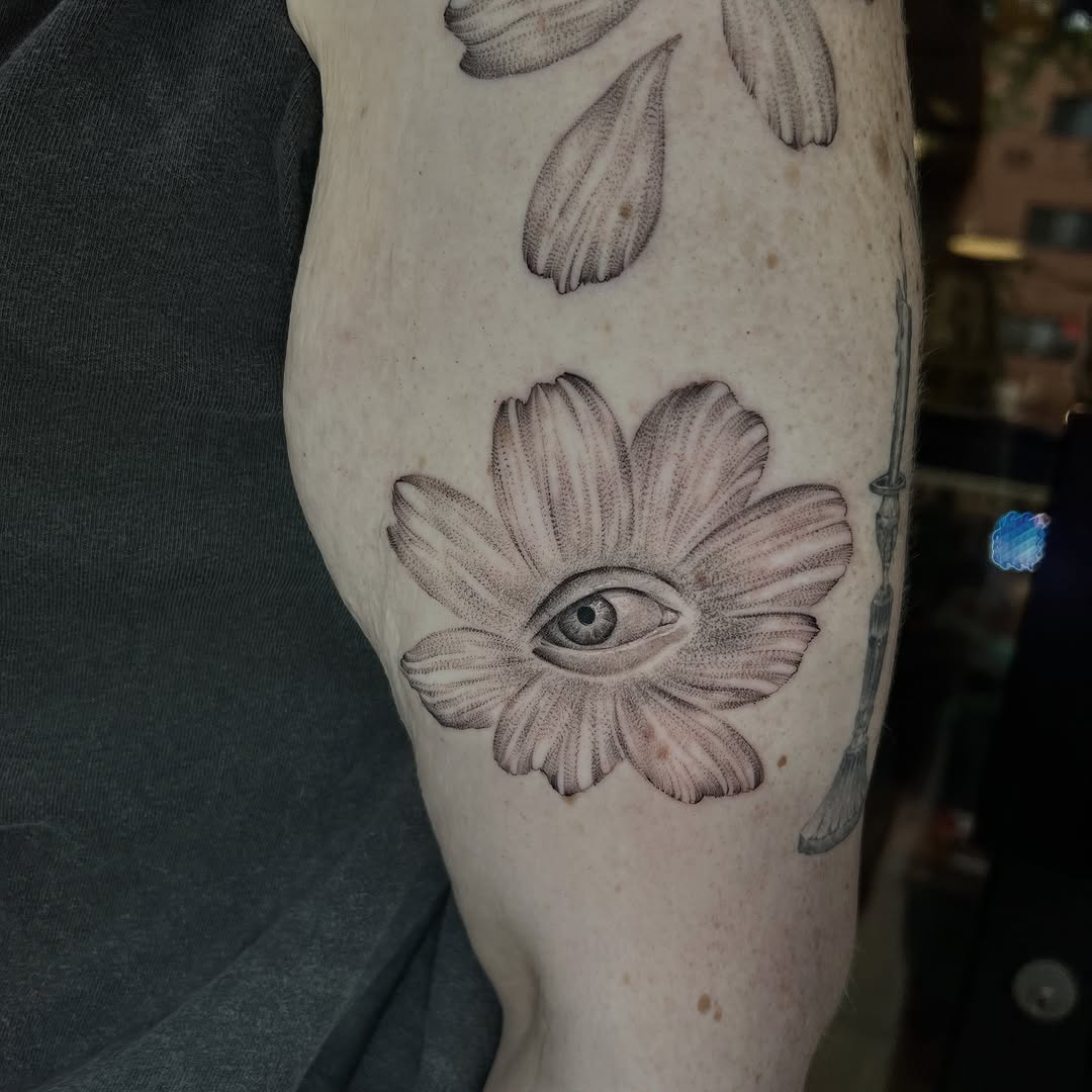 Tattoo by @southpaw.stipple โ dotwork, black_and_grey