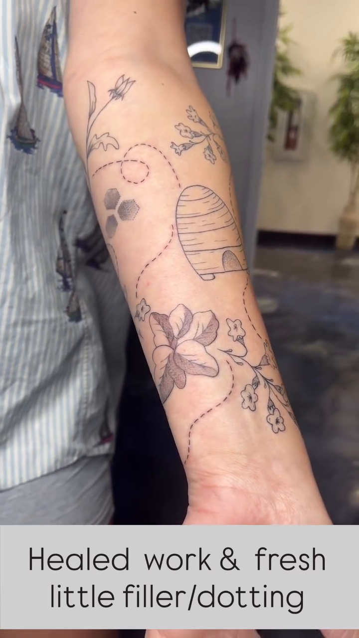 Tattoo by @sidryantattoo — illustrative, dotwork