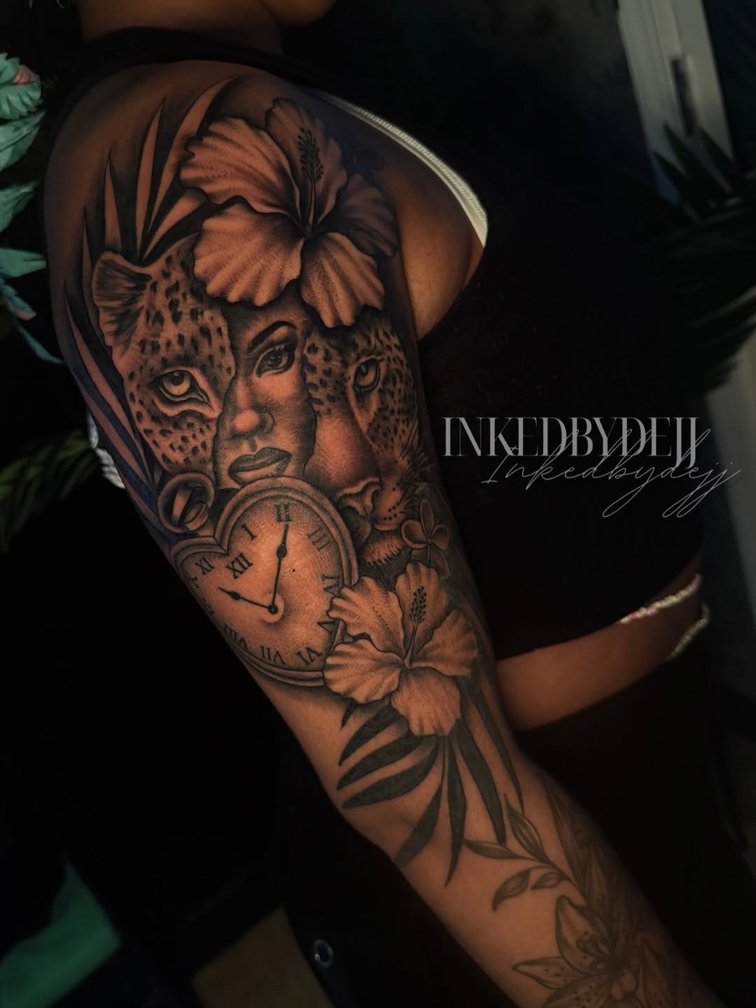 Tattoo by @inkedbydejj — realism, black_and_grey