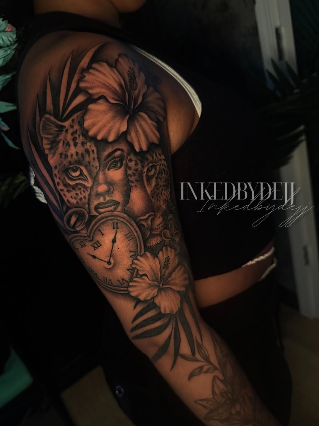 Tattoo by @inkedbydejj — realism, black_and_grey