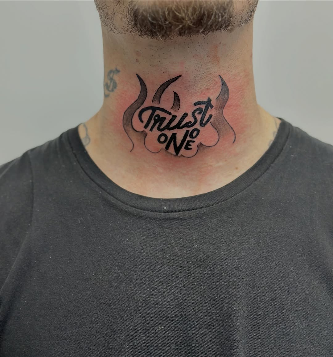 Tattoo by @aj_inkvillage — lettering_script