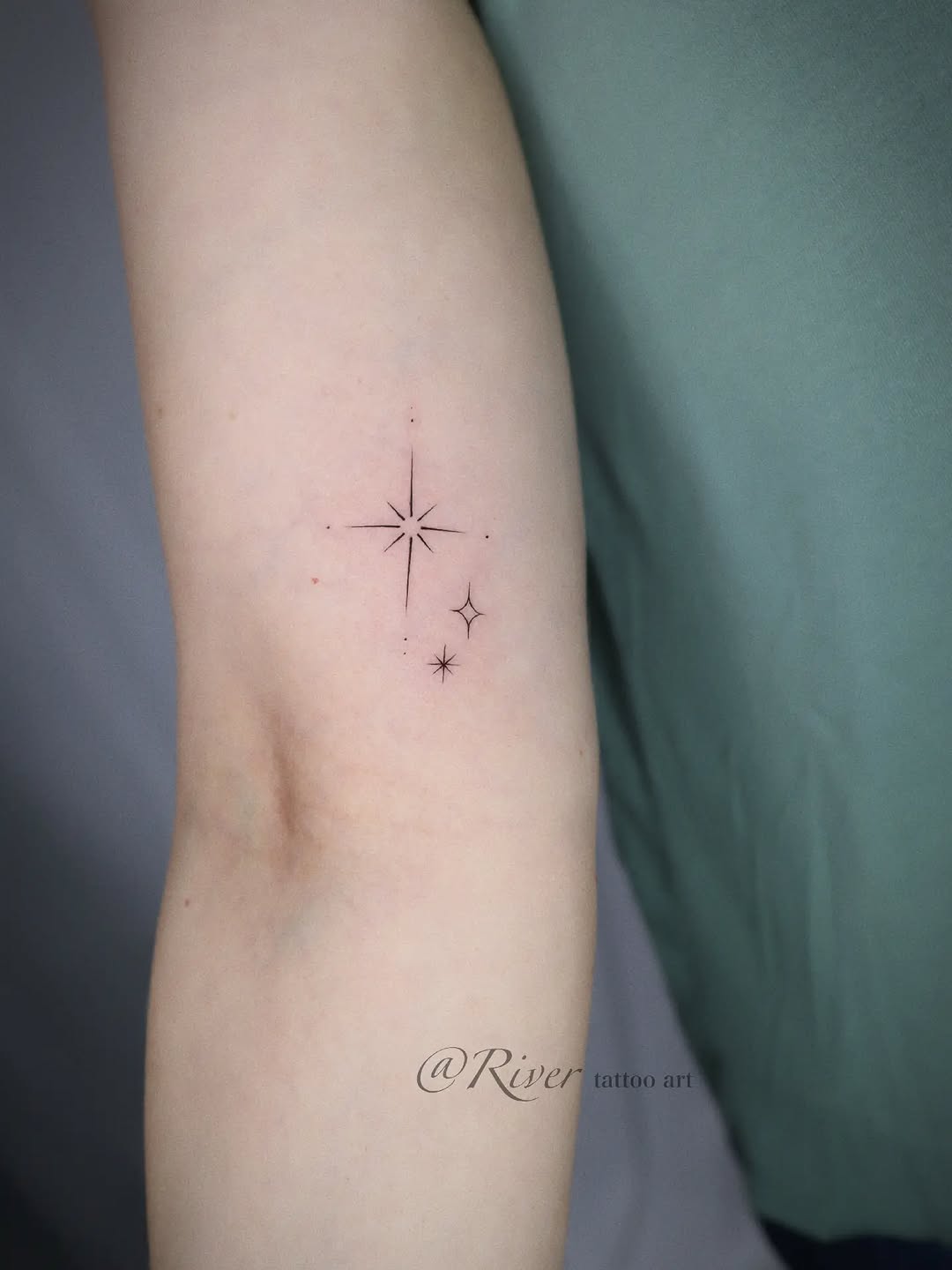 Tattoo by @rivertattooart โ fine_line, minimalist