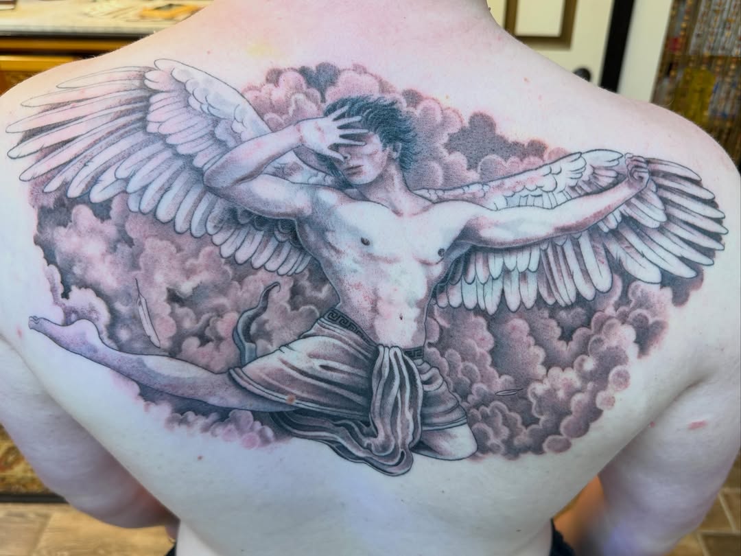 Tattoo by @benaroundtattoos — realism, black_and_grey