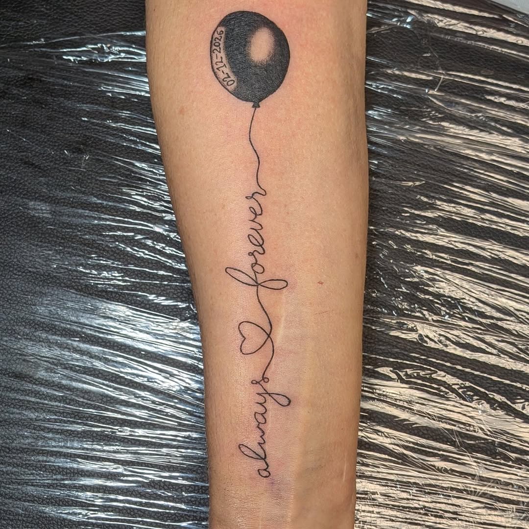 Tattoo by @bonemankam — lettering_script, fine_line