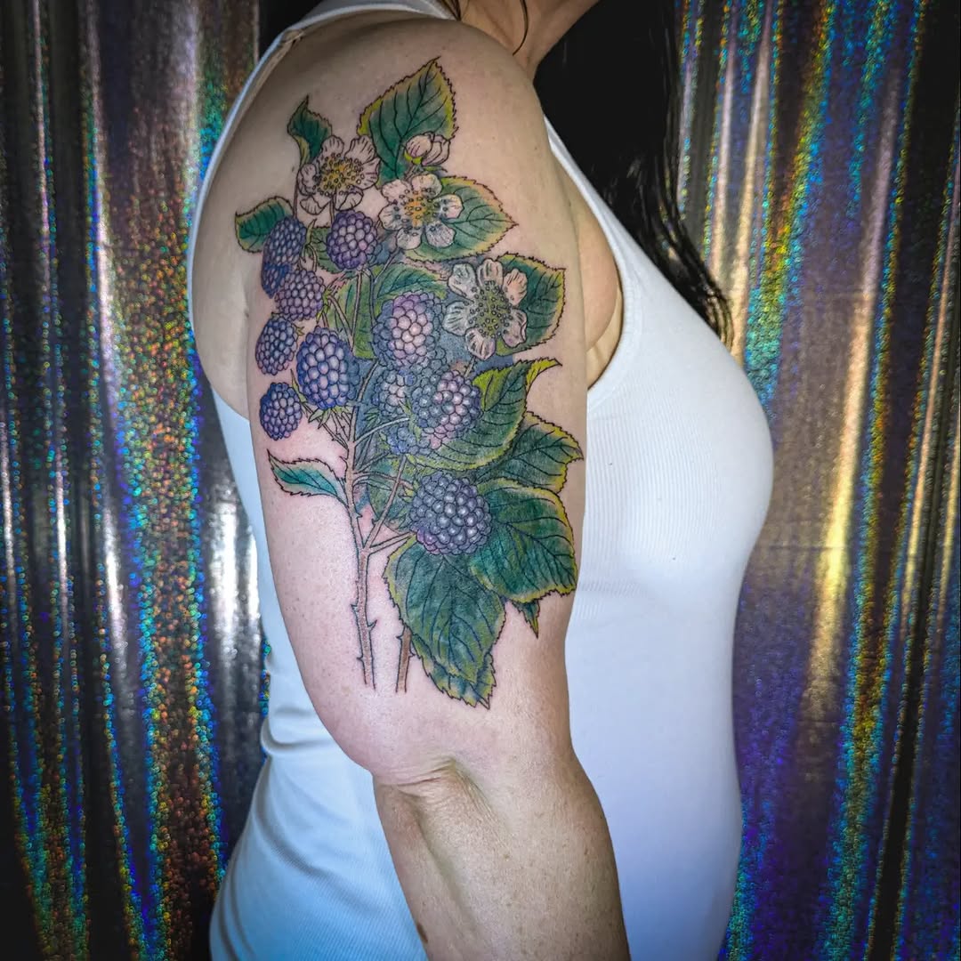 Tattoo by @scarygilvarrytattoo — illustrative, botanical