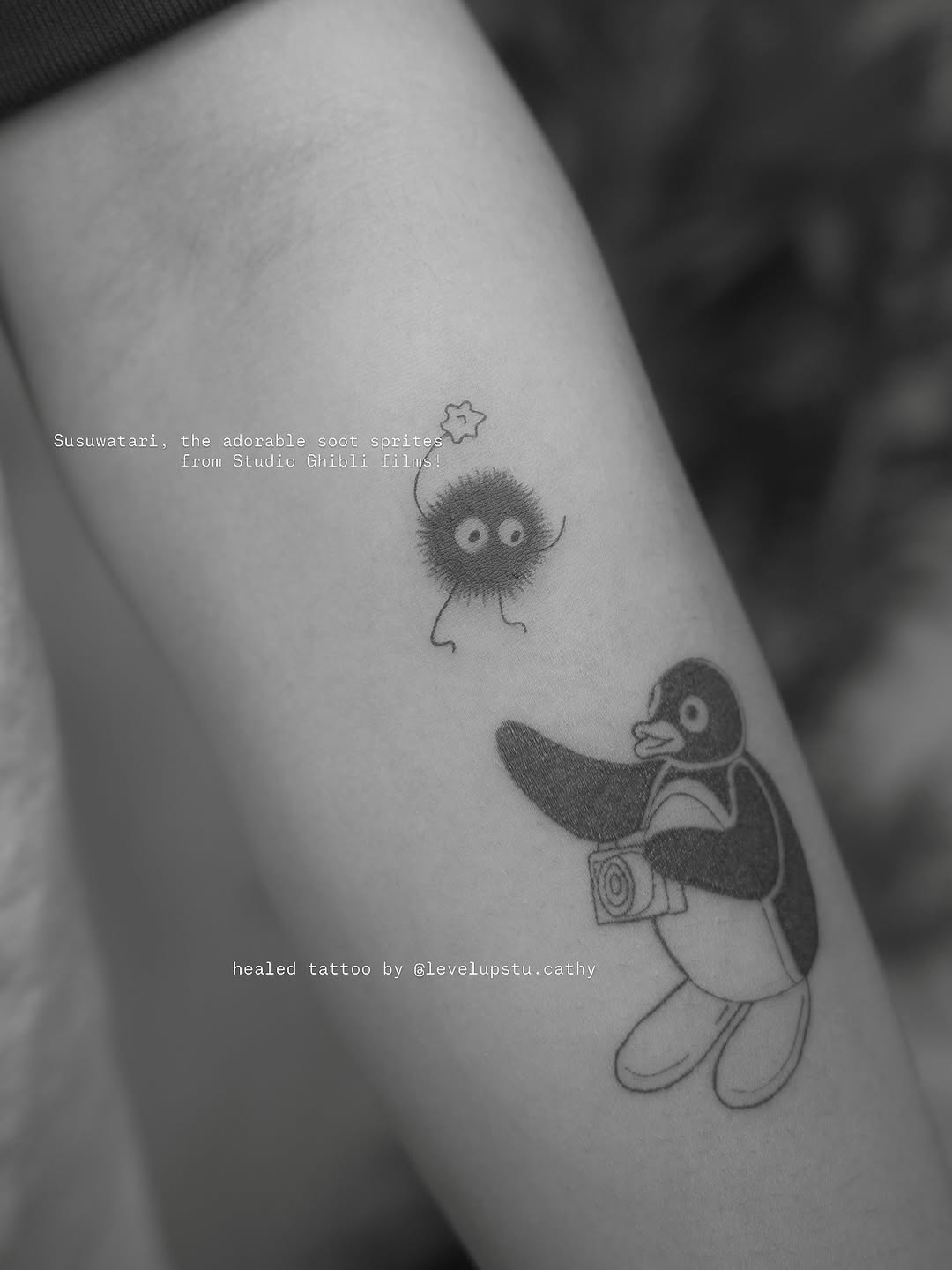 Tattoo by @holly.tatts — fine_line, anime
