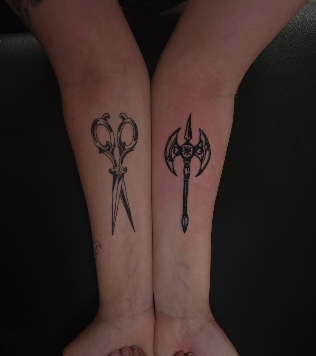 Tattoo by @bugpin7rl โ blackwork