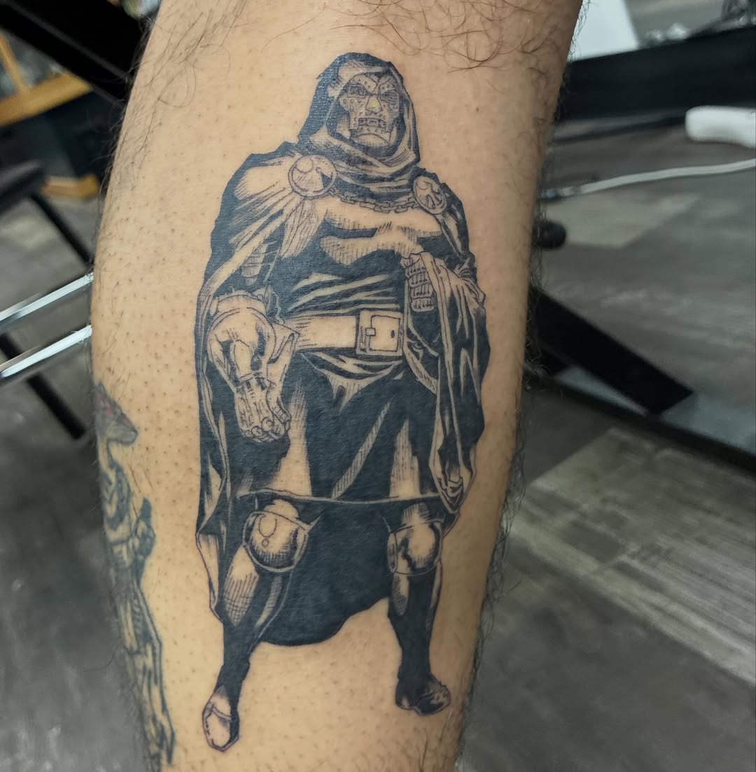 Tattoo by @hit_and_run_tattoo_ — black_and_grey