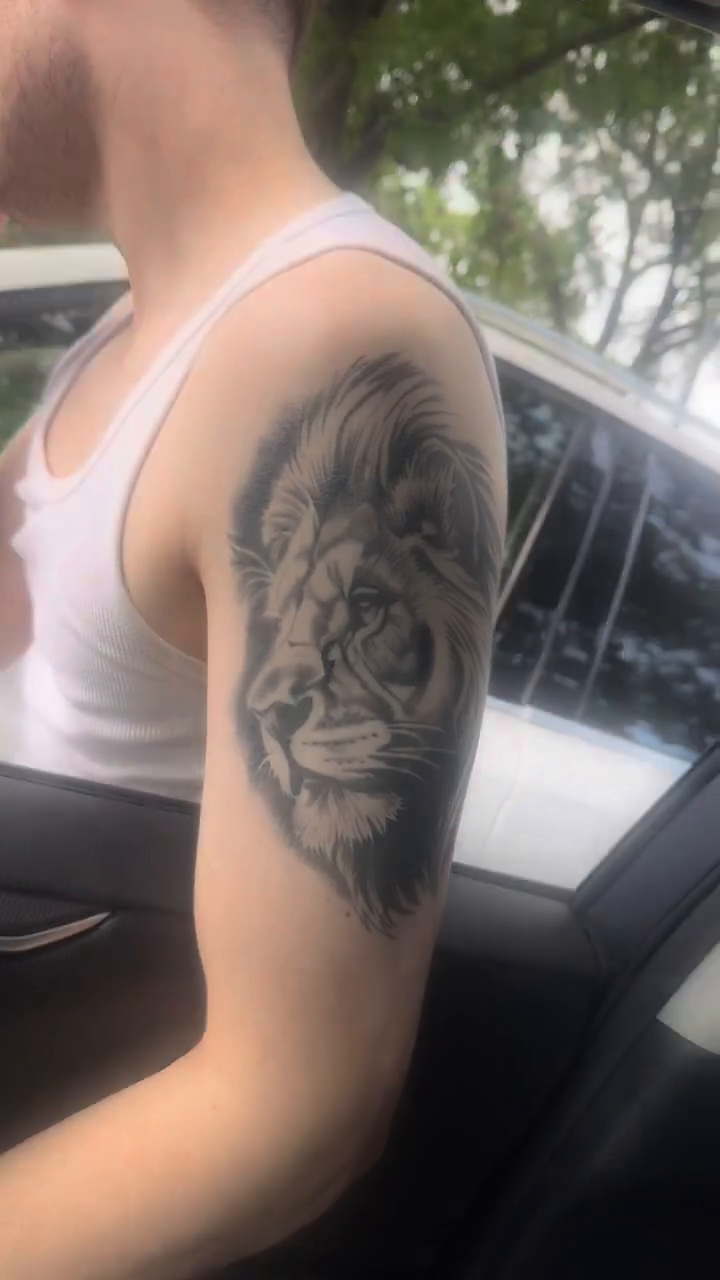Tattoo by @lil_barbs — realism, black_and_grey