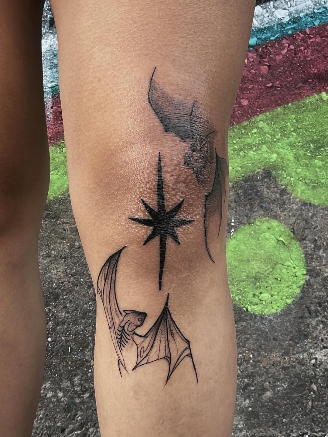 Tattoo by @stefany.m.p — illustrative, black_and_grey