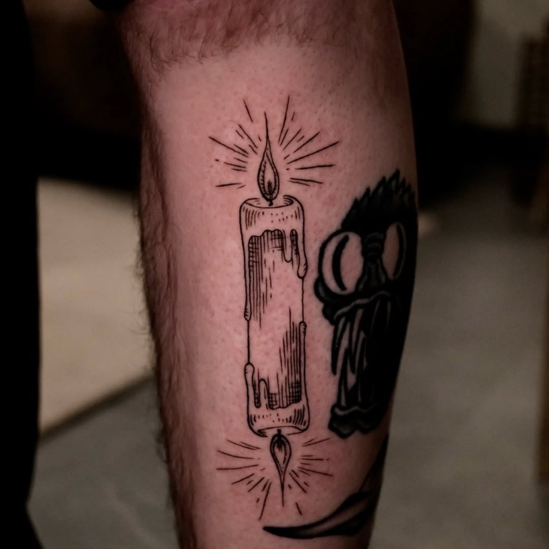 Tattoo by @noirbymickey — illustrative, black_and_grey