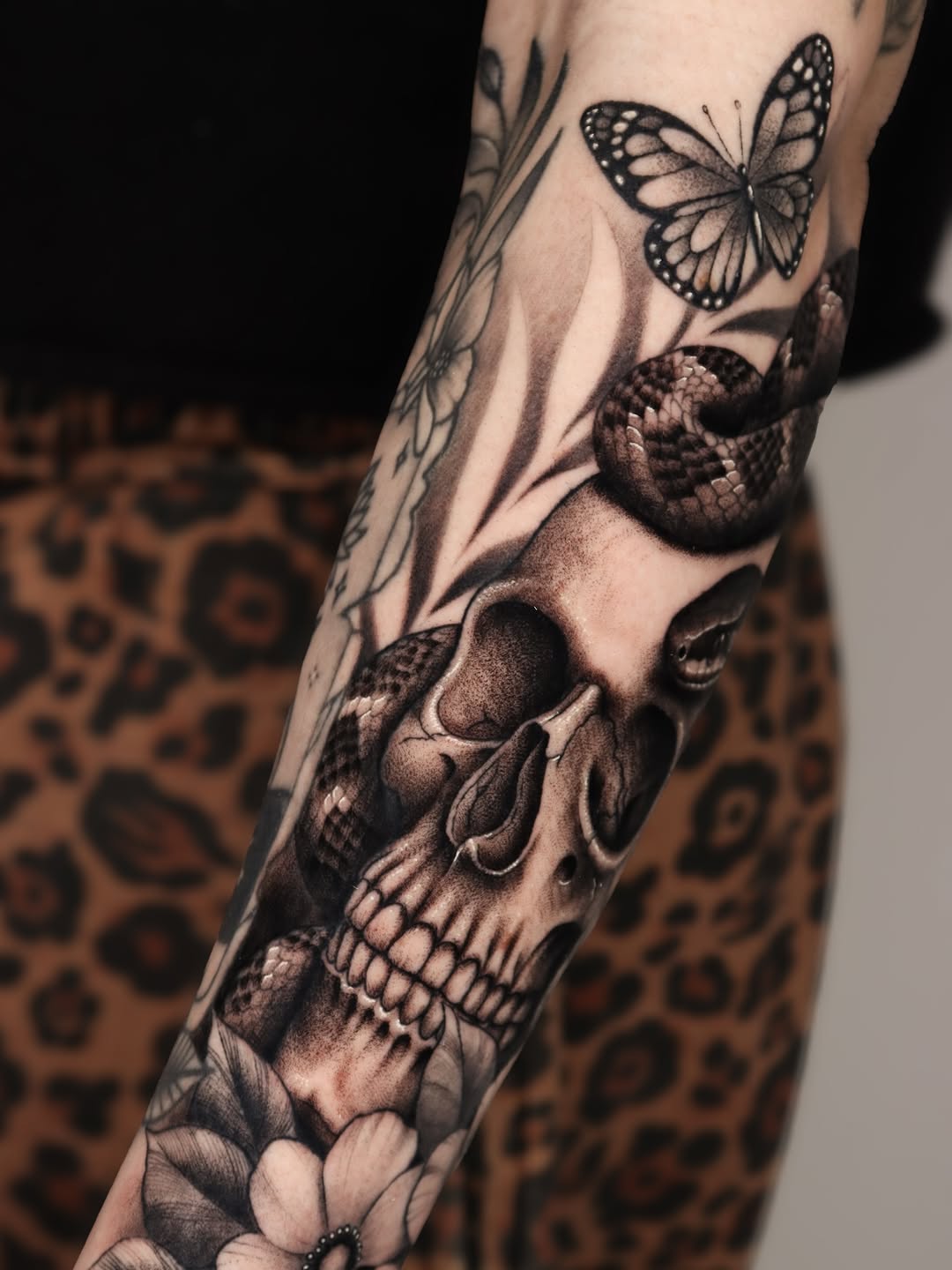 Tattoo by @jeffreindeltattoos — black_and_grey, realism